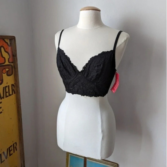 Perfect Long Line Bralette in Ebony (black) 36B Xhilaration. New with tags. - Picture 8 of 8